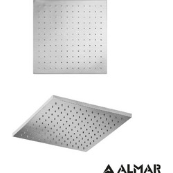 ΚΕΦΑΛΗ ΝΤΟΥΖ EMOTION ΤΕΤΡΑΓΩΝΗ 30x30 ABS ALMAR INOX E044043-110