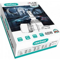 Σετ 2 Τεμάχια Led Λάμπες C6 Αυτοκινήτου 40W H1 4200lm - Led Headlight AERBES