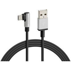 Καλωδιο Φορτισης Και Συγχρονισμου Micro Usb 90 Μοιρων 200cm GAMING/VIDEO/GPS