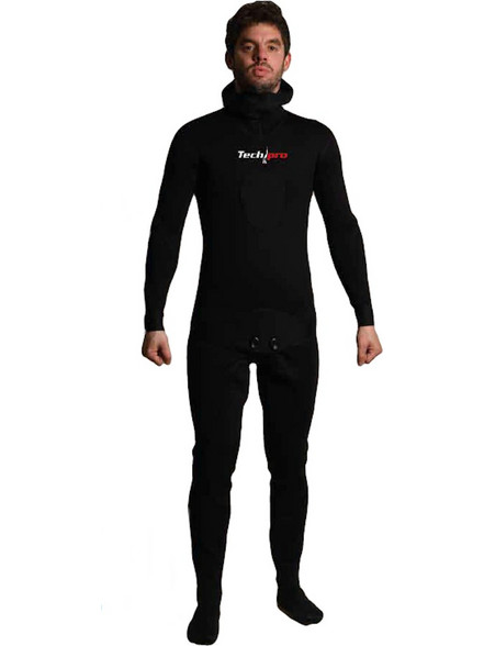 Tech Pro Comfort Ολόσωμη Στολή Κατάδυσης Neoprene με Επιστήθιο για Ψαροντούφεκο 3mm