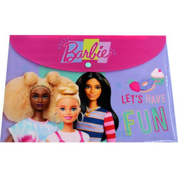 Φάκελος με Κουμπί Α4 Barbie