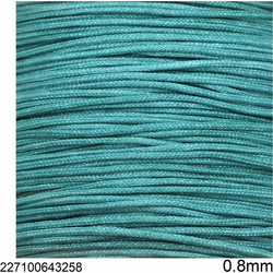 Μακραμε γορδονι jade 0.8mm 10μετρα Τυρκουαζ 10 μετρα