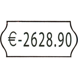 Ετικέτες λευκές 26x12mm (1000τεμ./ρολλό)