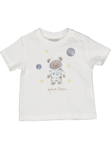 MAULI SPACE BEAR-NURSERY M (9992408600 OFF WHITE) Άσπρο Βρέφος Αγόρι Collection SU25