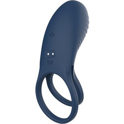Chisa Novelties Cuttlefish Cock Ring Ελαστικό Δαχτυλίδι Πέους Σιλικόνης με Δόνηση Μπλε