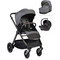 Cangaroo Macan Καρότσι Μωρού 3 σε 1 Grey
