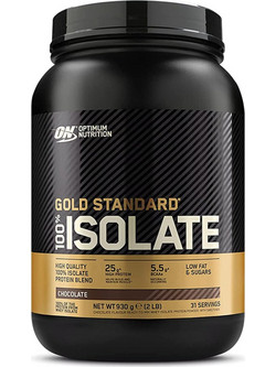 Optimum Nutrition Gold Standard 100% Isolate Chocolate Πρωτεΐνη Ορού Γάλακτος Γράμμωσης 930gr