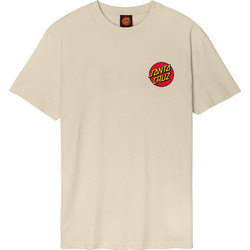 Santa Cruz Ανδρική κοντομάνικη μπλούζα Classic Dot Chest T-Shirt SCA-TEE-12442-BLOND WOOD