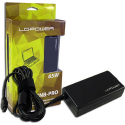 LC-Power Φορτιστής Laptop 65W 20V 3.5A με Αποσπώμενο Καλώδιο Τροφοδοσίας & Σετ Βυσμάτων LC65NB-PRO