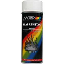 Motip Heat Resistant Σπρέι Θερμοκρασίας White 400ml