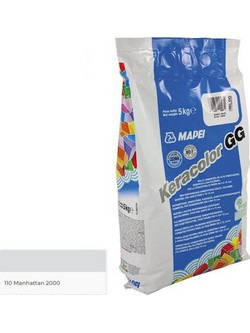 Αρμόστοκος Χονδρόκοκκος MAPEI KERACOLOR GG 110 ΓΚΡΙ Manhattan 2000 5 KGR