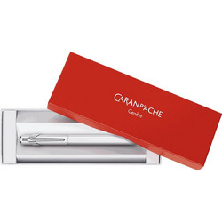 CARAN D ACHE ΠΕΝΑ MEDIUM 849 PLUME CLASSIC ΛΕΥΚΟ
