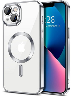 Techsuit - Luxury Crystal MagSafe - iPhone 13 - Silver