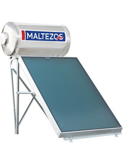 Maltezos GL Ηλιακός Θερμοσίφωνας 160lt 2m² Glass Διπλής Ενέργειας