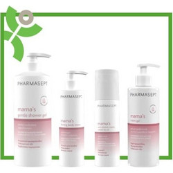 Pharmasept Pharmasept Mama 's Shower Gel-Ενυδατικό Αφρόλουτρο, 500ml & Firming Body Lotion-Γαλάκτωμα Σύσφιξης, 250ml & Anti-Stretch Marks Cream to Oil-Κρέμα σε Μορφή Έλαιου, 150ml & Intim Gel-Απαλό Τζ