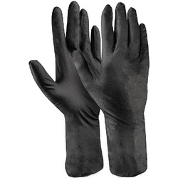 Active Gear Γάντια Νιτριλίου Μακριά Μαύρα 100τμχ