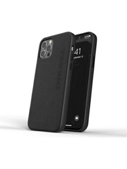 DIESEL Moulded Case Premium Leatherwrap Iphone 12 Pro Max czarny/Black - (42517)