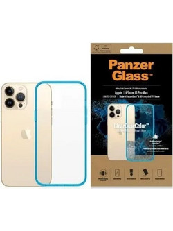 PanzerGlass ClearCase Antibacterial Back Cover Transparent Blue (iPhone 13 Pro Max)