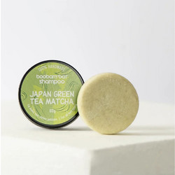 Boobam Japan Green Tea Matcha Bar Φυτικό Σαμπουάν για Επανόρθωση 60gr