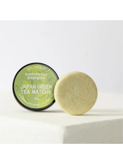Boobam Japan Green Tea Matcha Bar Φυτικό Σαμπουάν για Επανόρθωση 60gr