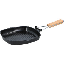 Alpina Σχαροτήγανο με Ξύλινη Λαβή 24cm