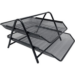 METRON ΔΙΣΚΟΣ ΓΡΑΦΕΙΟΥ ΔΙΠΛΟΣ ΜΕΤΑΛΛΙΚΟΣ 29.5x35.5x20.5cm ΜΑΥΡΟ