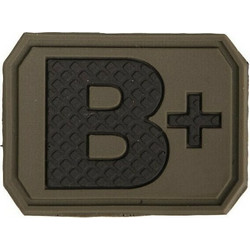 Mil-Tec Patch Ομάδας Αίματος B+ Χακί (16831301)