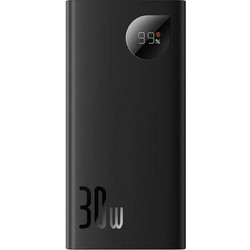 Baseus Adaman 2 Power Bank 10000mAh 30W με 2 Θύρες USB-A & Θύρα USB-C Quick Charge 3.0 Black