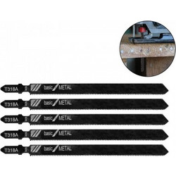 Λάμες Σέγας για Μέταλλο 132mm 5 Τεμάχια T318A OEM