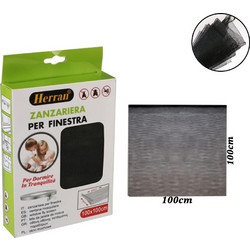Herran 991278 Σίτα Παραθύρου Μαύρη 100x100cm