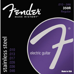 Fender 350R Σετ 6 Χορδές Ηλεκτρικής Κιθάρας Stainless Steel 10-46"