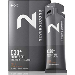 Never Second C30+ Energy Gel With Caffeine Cola 12x60ml