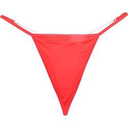 Modern Ocean Sexy String με Πέρλες Κόκκινο