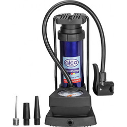 ALCA τρόμπα ποδιού 201300 με μανόμετρο, 160PSI, μπλε