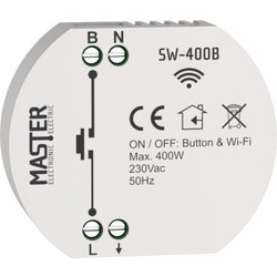 Smart Διακόπτης κυτίου 230V/400W LED (Wi-Fi) SW-400B