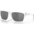 Oakley OO9448 29 Ανδρικά Γυαλιά Ηλίου Τετράγωνα Κοκάλινα Διαφανή με Μαύρο Καθρέπτη Φακό