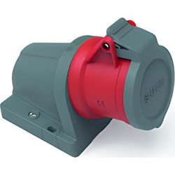 Ρευματοδότης Επίτοιxος 16A 5p (3p+N+PE) 400V IP44 QC Κόκκινος 110624 GEYER 110624