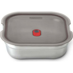 Black & Blum Δοχείο Φαγητού Inox Κατάλληλο για Φούρνο Μικροκυμάτων 1100ml Γκρι Ανθρακί