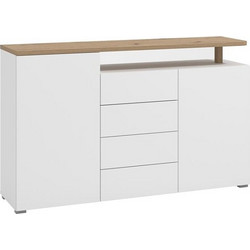 ΚΟΜΟΤΑ-ΜΠΟΥΦΕΣ ATERNO 154 3K4F2V ΛΕΥΚΟ/ARTISAN ΧΡΩΜΑ 154x40x94εκ 11014196
