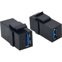 Keystone USB 3.2 Gen1 - Mαύρο 25.99.8207-20