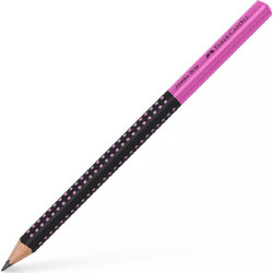 Μολύβι Faber-Castell Grip 2001 2B Μαύρο και Φούξια