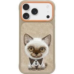 Nimmy Big Eyed Pet 2.0 Cat Case For Iphone 17 Beige - (N-XDY-IP17-026)