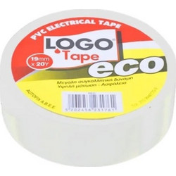 ΜΟΝΩΤΙΚΗ ΤΑΙΝΙΑ LOGO ΛΕΥΚΗ ECO 19X20 65DE833