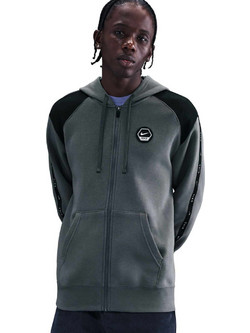 Nike Ανδρική Ζακέτα Φούτερ με Κουκούλα και Φερμουάρ Ανθρακί IH4285-068