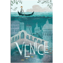 Αφίσα Venice - Typographic , 29X42 (A3)