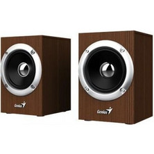 Genius SP-HF280 Ηχεία Υπολογιστή 2.0 6W Brown