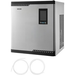 VEVOR Εμπορική Μηχανή Πάγου - Μονάδα Κεφαλής, 136 kg/Ημέρα, Ανοξείδωτη με Προγραμματιζόμενη Παραγωγή Πάγου, Αυτοκαθαριζόμενη, Ρυθμιζόμενο Πάχος, Διαστάσεις: 50 x 50 x 57 cm FTZBJJTXFB30BP3NB001V2