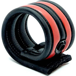 Neoprene Racer Ball Strap Ρυθμιζόμενα Δαχτυλίδι Όρχεων 3.5cm Κόκκινο