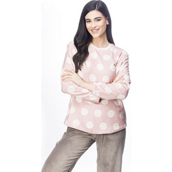 Galaxy Σετ Γυναικείες Πιτζάμες Χειμωνιάτικες Fleece Ροζ 832-22