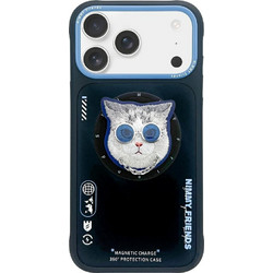 Nimmy Glasses Cool Cat MagSafe - θήκη για Apple iPhone 17 Pro Max - Πολύχρωμο